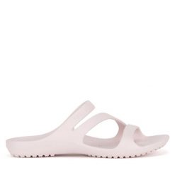 Klapki Crocs. Czerwone klapki Crocs, bez wzorów, bez obcasa. Za 149.99 zł.