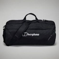 Torba podróżna Berghaus Carry All Mule 50 Au. Czarne torby na ramię Berghaus, bez wzorów, z materiału, na ramię, bez dodatków. Za 296.99 zł.
