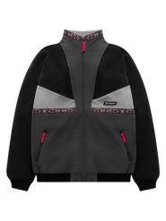 Berghaus Bluza polarowa "Tramantana 91" w kolorze czarno-czerwono-szarym rozmiar: 52. Szare bluzy Berghaus, bez wzorów, z polaru, bez kaptura. Za 321.97 zł.