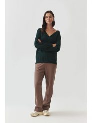 TATUUM Sweter w kolorze ciemnozielonym rozmiar: XL. Zielone swetry Tatuum, xl, bez wzorów, bez ramiączek. Za 220.12 zł.