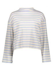 Vero Moda Sweter w kolorze kremowo-fioletowym rozmiar: L. Brązowe swetry Vero Moda, l, bez wzorów, z bawełny, bez ramiączek. Za 88.02 zł.