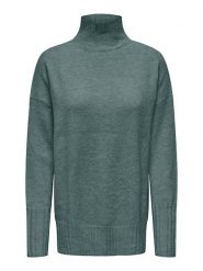 ONLY Sweter w kolorze turkusowym rozmiar: XS. Niebieskie swetry Only, xs, bez wzorów, ze splotem, bez ramiączek. Za 88.45 zł.