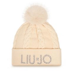 Czapka Liu Jo. Brązowe czapki Liu Jo, bez wzorów. Za 299.99 zł.