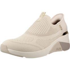 Buty SKECHERS 177667S Biały. Białe trekkingi Skechers, z tkaniny, na fitness i siłownię. Za 218.99 zł.