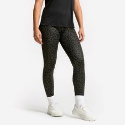 Second Life - Legginsy sportowe damskie Domyos wysoki stan - Stan Doskonały. Szare legginsy DOMYOS, l, bez wzorów, z materiału, z podwyższonym stanem, długie. Za 55.99 zł.