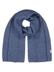 Barts Szal "Sarela" w kolorze niebieskim rozmiar: onesize. Niebieskie szaliki Barts, bez wzorów, ze splotem. Za 118.01 zł.