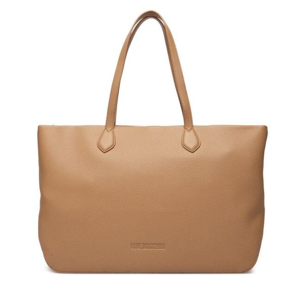 Torebka LOVE MOSCHINO. Brązowe shopper Love Moschino, bez wzorów, bez dodatków. Za 939.99 zł.