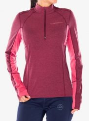 Bluza do biegania damska La Sportiva Swift Long Sleeve. Czerwone bluzy La Sportiva, xs, bez wzorów, z materiału, bez kaptura. Za 368.49 zł.