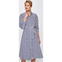 Polo Ralph Lauren - Sukienka. Niebieskie sukienki Polo Ralph Lauren, na co dzień, s, bez wzorów, z bawełny, casualowe, bez kołnierzyka, bez ramiączek, maxi, proste. W wyprzedaży za 699.90 zł.