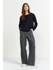 Rich & Royal Sweter w kolorze czarnym rozmiar: S. Czarne swetry Rich & Royal, s, bez wzorów, z bawełny, bez ramiączek. Za 228.38 zł.