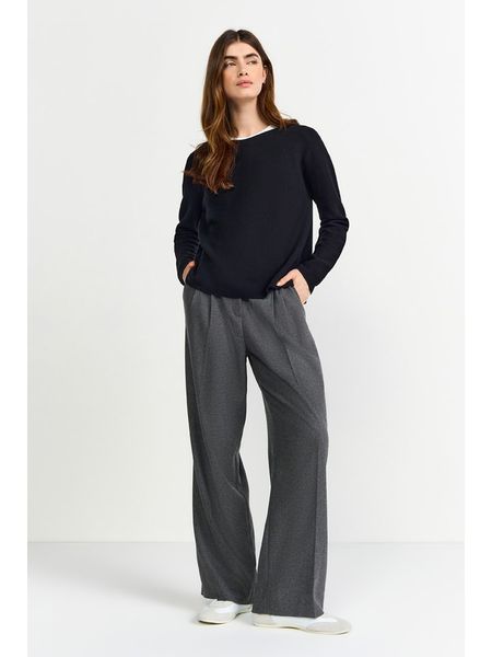 Rich & Royal Sweter w kolorze czarnym rozmiar: S. Czarne swetry Rich & Royal, s, bez wzorów, z bawełny, bez ramiączek. Za 229.95 zł.