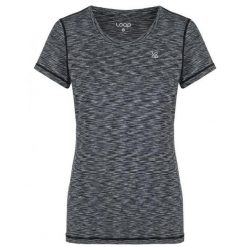 Damska koszulka sportowa LOAP Marlie, M – oddychająca, szybkoschnąca. Czarne koszulki sportowe ZSPORT, bez wzorów, bez ramiączek. Za 188.99 zł.