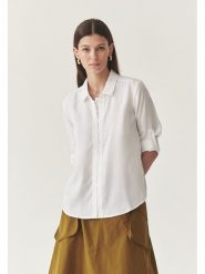 TATUUM Bluzka w kolorze białym rozmiar: 36. Białe bluzki Tatuum, bez wzorów, z lyocellu, bez kołnierzyka, bez ramiączek. Za 126.45 zł.