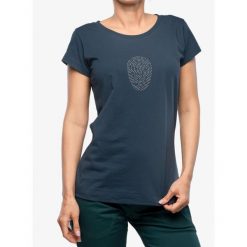 Koszulka wspinaczkowa damska Ocun Classic T Fingerprint. Niebieskie koszulki sportowe Ocun, bez wzorów, bez ramiączek. Za 125.99 zł.