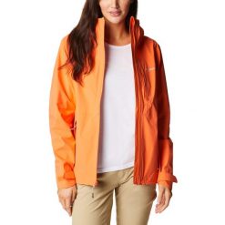 Kurtka przeciwdeszczowa damska Columbia Omni-Tech Ampli-Dry. Brązowe kurtki sportowe Columbia, xs, bez wzorów, bez kaptura, trekkingowe. Za 329.99 zł.