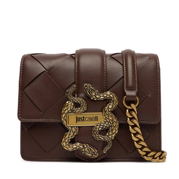 Torebka Just Cavalli. Brązowe torebki klasyczne Just Cavalli, bez wzorów, bez dodatków. Za 809.99 zł.