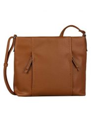 Tom Tailor Torebka "Beca" w kolorze jasnobrązowym - 35 x 29 x 9 cm rozmiar: onesize. Brązowe torby na ramię Tom Tailor, bez wzorów, z materiału, na ramię, bez dodatków. Za 100.99 zł.