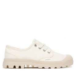 Trampki Palladium. Białe trampki Palladium, bez wzorów, bez zapięcia. Za 339.99 zł.