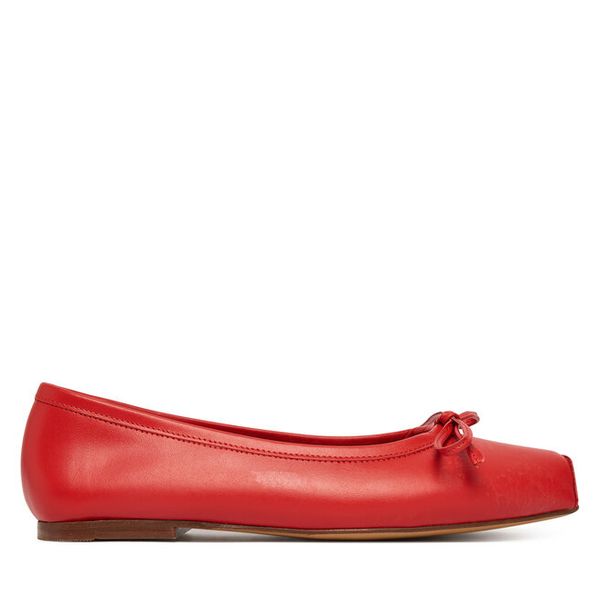 Baleriny Balagan. Czerwone baleriny BALAGAN, bez wzorów, bez obcasa. Za 549.99 zł.