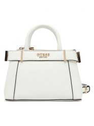 Guess Torebka w kolorze białym - 21 x 14 x 7 cm rozmiar: onesize. Białe torby na ramię Guess, z aplikacjami, z materiału, przez ramię, bez dodatków. Za 434.95 zł.