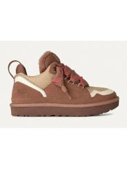 UGG Skórzane sneakersy "Lowmel" w kolorze brązowym rozmiar: 37. Brązowe trampki UGG, bez wzorów, z materiału, bez zapięcia. Za 669.87 zł.