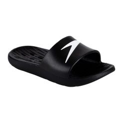 Klapki damskie Speedo Slide AF 0001. Białe klapki Speedo, bez wzorów, bez obcasa. Za 103.31 zł.