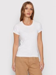 United Colors Of Benetton T-Shirt 1091D1M10 Biały Regular Fit. Białe t-shirty United Colors of Benetton, m, bez wzorów, z bawełny, bez kołnierzyka, bez ramiączek. Za 119.99 zł.