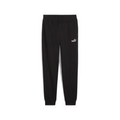 Damskie spodnie dresowe z małym logo No.1 ESS PUMA Black. Czarne spodnie dresowe Puma, s, bez wzorów, z dresówki. W wyprzedaży za 109.00 zł.