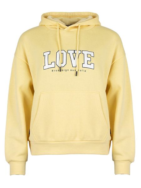 Roadsign Bluza w kolorze żółtym rozmiar: XL. Żółte bluzy Roadsign, xl, bez wzorów, z kapturem. Za 59.95 zł.