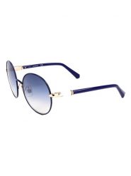 Swarovski Damskie okulary przeciwsłoneczne w kolorze niebieskim rozmiar: 55. Niebieskie okulary przeciwsłoneczne SWAROVSKI, bez wzorów, z tworzywa sztucznego. Za 319.13 zł.