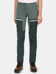 Kilpi Spodnie funkcyjne Zipp-Off "Hosio" w kolorze zielonym rozmiar: 40. Zielone spodnie dresowe Kilpi, bez wzorów, z materiału. Za 306.01 zł.