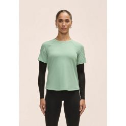 Damska Koszulka Sportowa Casall Essential Tee Lekka do Fitnessu. Zielone koszulki sportowe Casall, bez wzorów, bez ramiączek, na fitness i siłownię. Za 239.99 zł.
