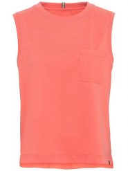 Camel Active Top w kolorze różowym rozmiar: M. Różowe topy Camel Active, m, bez wzorów, z bawełny, bez kołnierzyka, bez ramiączek. Za 123.25 zł.