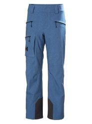 Helly Hansen Spodnie narciarskie "Powderqueen" w kolorze niebieskim rozmiar: XL. Niebieskie spodnie dresowe Helly Hansen, s, bez wzorów, z materiału, narciarskie, primaloft. Za 546.48 zł.
