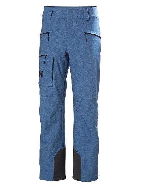 Helly Hansen Spodnie narciarskie "Powderqueen" w kolorze niebieskim rozmiar: XS. Niebieskie spodnie dresowe Helly Hansen, s, bez wzorów, z materiału, narciarskie, primaloft. Za 482.03 zł.