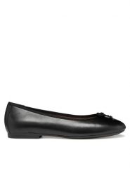 Geox Baleriny D New Palmaria D654JF 0TU11 C9999 Czarny. Czarne baleriny Geox, bez wzorów, ze skóry, bez obcasa. Za 419.99 zł.