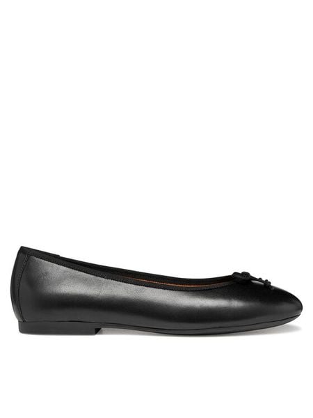 Geox Baleriny D New Palmaria D654JF 0TU11 C9999 Czarny. Czarne baleriny Geox, bez wzorów, ze skóry, bez obcasa. Za 268.99 zł.