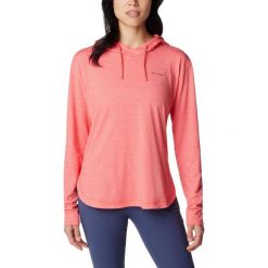 Bluza damska Columbia Sun Trek z kapturem. Czerwone bluzy Columbia, na lato, m, bez wzorów, z bawełny, z kapturem. Za 280.00 zł.