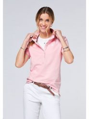 Polo Sylt Koszulka polo w kolorze jasnoróżowym rozmiar: L. Różowe koszulki polo Polo Sylt, l, bez wzorów, z bawełny, bez kołnierzyka, bez ramiączek. Za 114.45 zł.