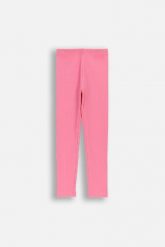 Legginsy prążkowane z długą nogawką. Czerwone legginsy COCCODRILLO, s, bez wzorów, z bawełny, długie. Za 39.90 zł.