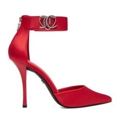 Szpilki Juicy Couture. Czerwone szpilki Juicy Couture, bez wzorów, bez obcasa, na szpilce, bez zapięcia. Za 249.99 zł.