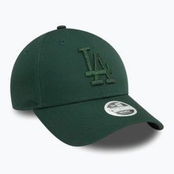 Czapka z daszkiem damska New Era Metallic 9FORTY Los Angeles Dodgers. Zielone czapki New Era, bez wzorów. Za 119.99 zł.