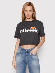Ellesse T-Shirt Alberta SGS04484 Szary Cropped Fit. Szare t-shirty Ellesse, bez wzorów, z bawełny, bez kołnierzyka, bez ramiączek. Za 59.99 zł.
