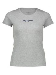 Pepe Jeans Koszulka w kolorze szarym rozmiar: S. Szare bluzki Pepe Jeans, s, bez wzorów, z bawełny, bez kołnierzyka, bez ramiączek. Za 74.28 zł.