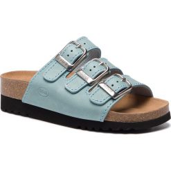Klapki SCHOLL - Rio Wedge Ad F24981 1045 360 Pale Blue. Niebieskie klapki Scholl, bez wzorów, z materiału, bez obcasa, na obcasie. W wyprzedaży za 229.00 zł.