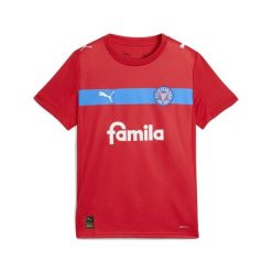 Młodzieżowa koszulka wyjazdowa Holstein Kiel 25/26 PUMA Red Ignite Blue White. Biała bluzki Puma, m, bez wzorów, młodzieżowe, bez kołnierzyka, bez ramiączek. Za 329.00 zł.