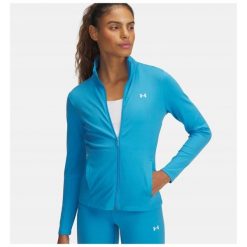 Bluza Damska Treningowa Rozpinana Bez Kaptura Under Armour. Niebieskie bluzy Under Armour, bez wzorów, bez kaptura. W wyprzedaży za 183.93 zł.