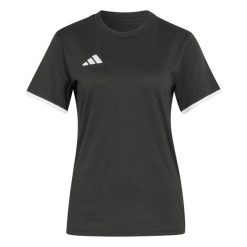 Koszulka damska adidas Entrada Tee. Białe bluzki Adidas, bez wzorów, z bawełny, klasyczne, bez kołnierzyka, bez ramiączek. Za 78.99 zł.