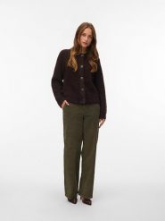 Vero Moda Kardigan w kolorze brązowym rozmiar: XL. Brązowe kardigany Vero Moda, xl, bez wzorów, z wełny. Za 158.10 zł.