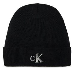 Czapka Calvin Klein Jeans. Czarne czapki Calvin Klein Jeans, bez wzorów, z jeansu. Za 239.99 zł.